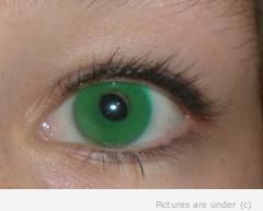 oog Coating in lenzendoosje verkleint risico ooginfectie oog photo